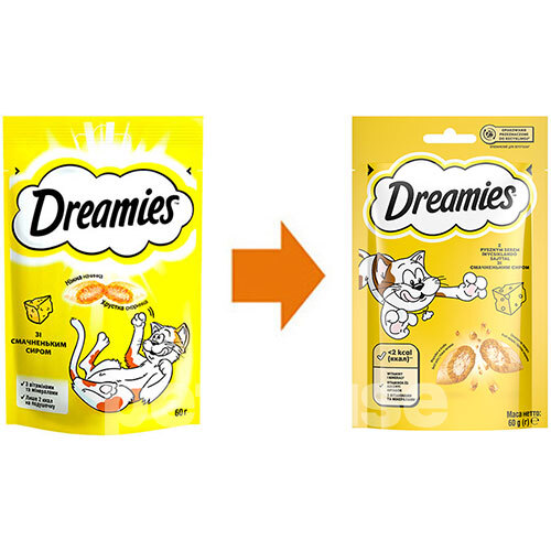 Dreamies Cheese Подушечки з сиром для котів