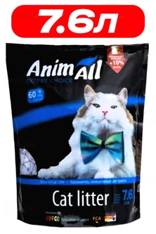 Наповнювач для котячого туалету силикагелевий AnimAll Blue 7.6 Л