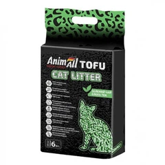 Animal Наповнювач АнімАлл ТОФФУ зелений чай 2,6кг/6 літрів