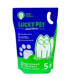 Lucky Star Силікагелевий наповнювач для котів Lucky Pet 5 л (2 кг)