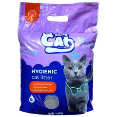 Sapo Cat Наповнювач для котячого туалету гігієнічний SapoCat "Лаванда", 4,2 кг - 757925