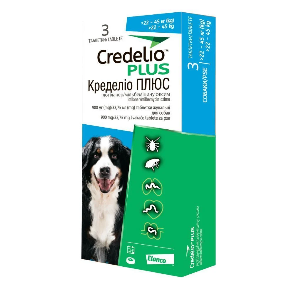 Credelio Препарат Elanco Plus для собак