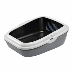 Без бренда Лоток для котів Ferplast Birba Basic Sanitized чорно-сірий 72050099PB