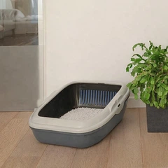 Без бренда Лоток для котів Ferplast Birba Basic Sanitized чорно-сірий 72050099PB