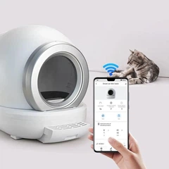 Автоматичний туалет для кішок Tomcat PL-01 WiFi Дезодорація Білий