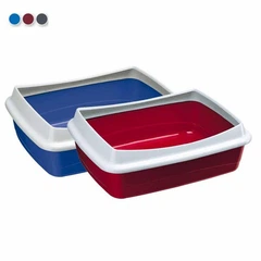 Лоток для кішок Ferplast Nip Plus 10 47х36х15.5 см Сірий (72041099)