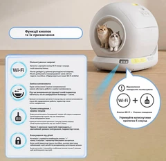 Автоматичний туалет для котів із підтримкою WIFI PetJoy