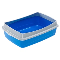 Туалет для кішок відкритий Ferplast Nip Plus (Ферпласт Ніп Плюс) 47 x 36 xh 15,5 cm - NIP 10 PLUS, Синій