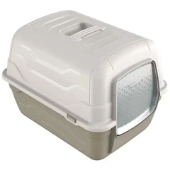 Туалет для кішок Georplast RotoToilet з фільтром та лопаткою, коричневий, 10588, 52×40×40 см