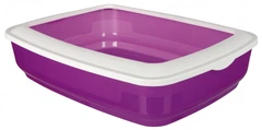 Туалет для котів з бортиком Trixie Cisco 32x12x43 см, напівпрозорий пластик