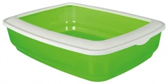 Туалет для котів з бортиком Trixie Cisco 32x12x43 см, напівпрозорий пластик