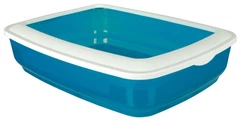 Туалет для котів з бортиком Trixie Cisco 32x12x43 см, напівпрозорий пластик