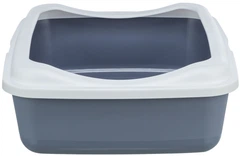 Туалет для кота з рамкою Trixie Classic, фіолетовий з білим (TX-40187)