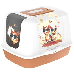 Закритий туалет для котів Moderna Trendy Cat Indy&Louise 58*44*42
