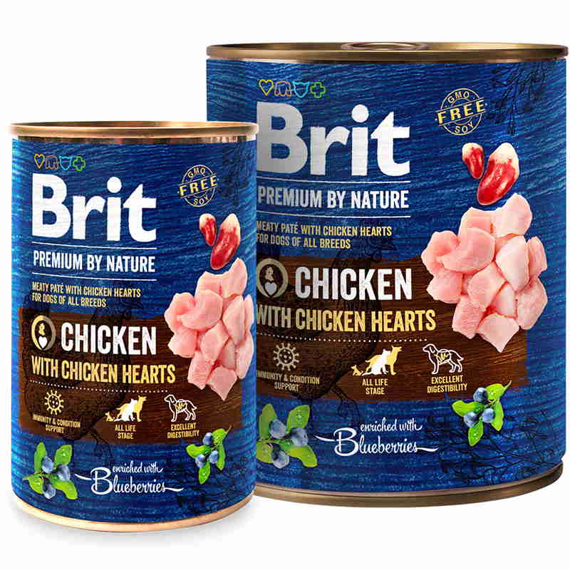 Brit Premium Корм з курка м'ясо та м'ясні субпродукти для собак