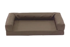 Лежак для собак eGarden Comfort Box водовідштовхуючий, 50х75 оксфорд кавовий