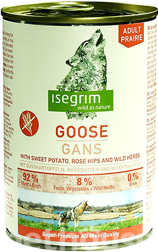 Isegrim Adult Prairie Goose with Sweet Potato, Rose Hip & Wild Herbs