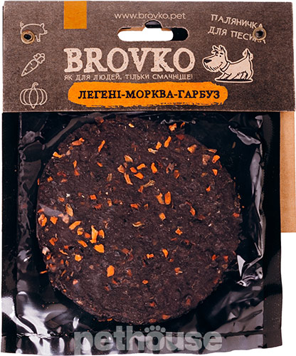 Brovko Паляничка "Легені-морква-гарбуз" для собак