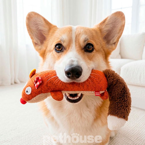 WauDog Fun Plush Іграшка "Лисиця" для собак, 18 см